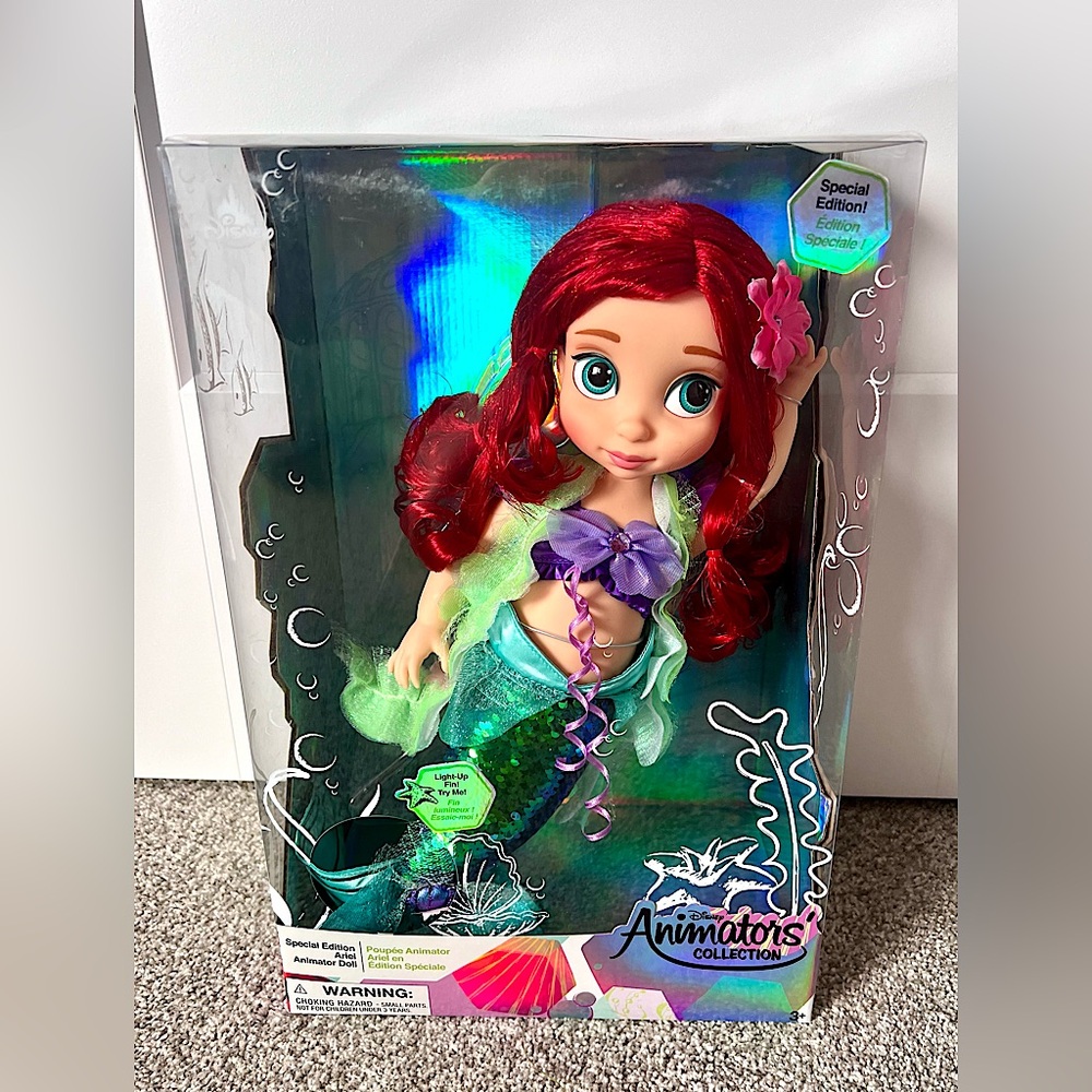 Disney Animators Collection Special Edition 15” Ariel light up doll